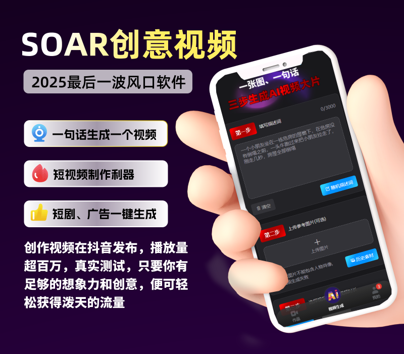 sora创意视频-2025年底风口项目！-码程云