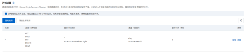 阿里云oss跨域设置-码程云-软件服务平台