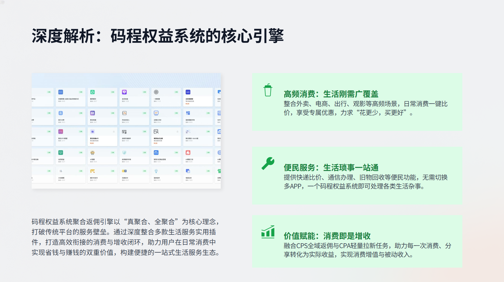 图片[8]-码程权益折扣礼金卡聚合CPS返利物业本地生活优惠团购商家入驻-码程云-软件服务平台